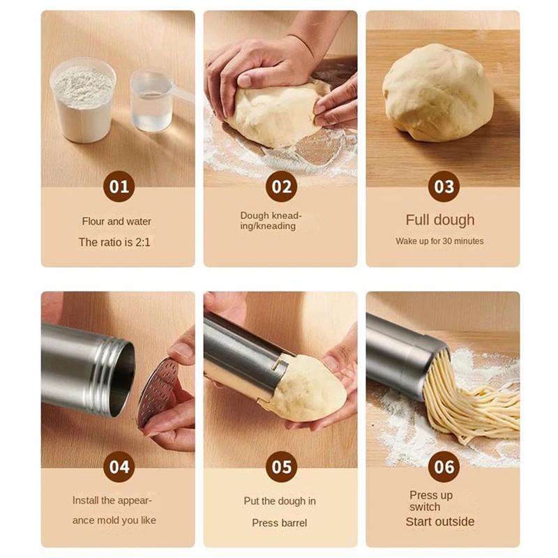 A25F-Intelligent Noodle Filling Machine Household Handheld Small Fully Automatic Noodle Pressing Sausage