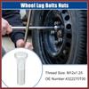 M12x1.25 Wheel Lug Bolts Nuts Hub Assembly Wheel Stud Fit for Nissan Sentra 1995-2022 No.4322270T00 - Pack of 5 Replace Parts