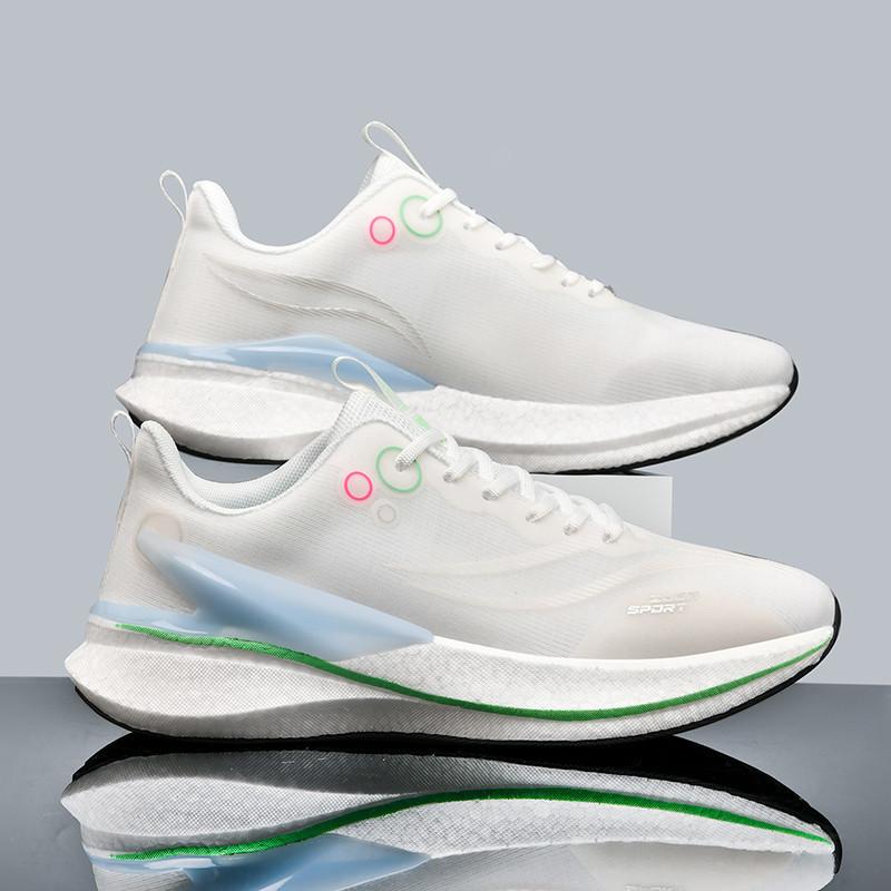 Herren Gradiente Farbe Atmungsaktiv Bequem Mesh Laufschuhe Rutschfest Dämpfung Sportsneakers