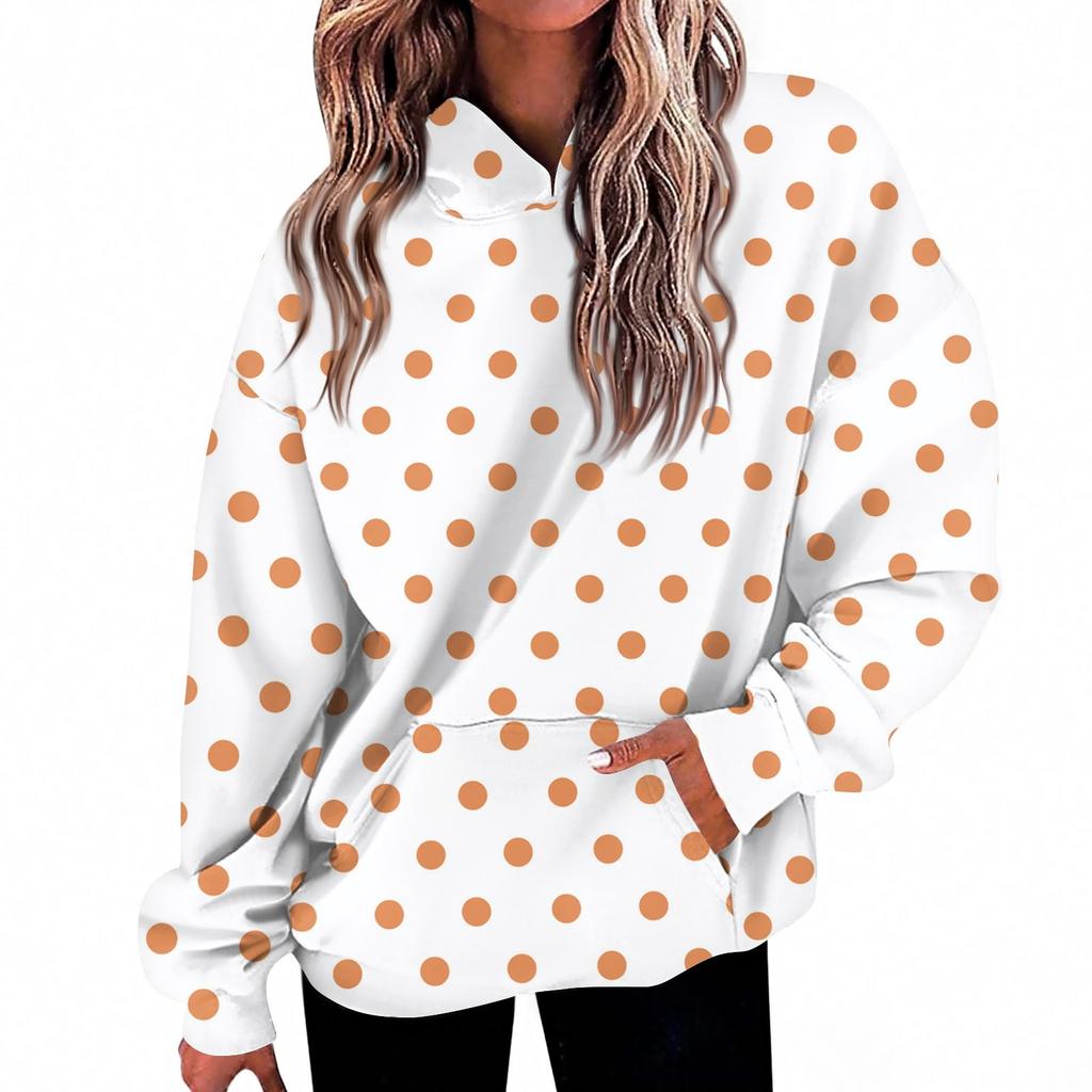 Women's Fashion Daily  Casual V-Neck Long Sleeve Printed Top