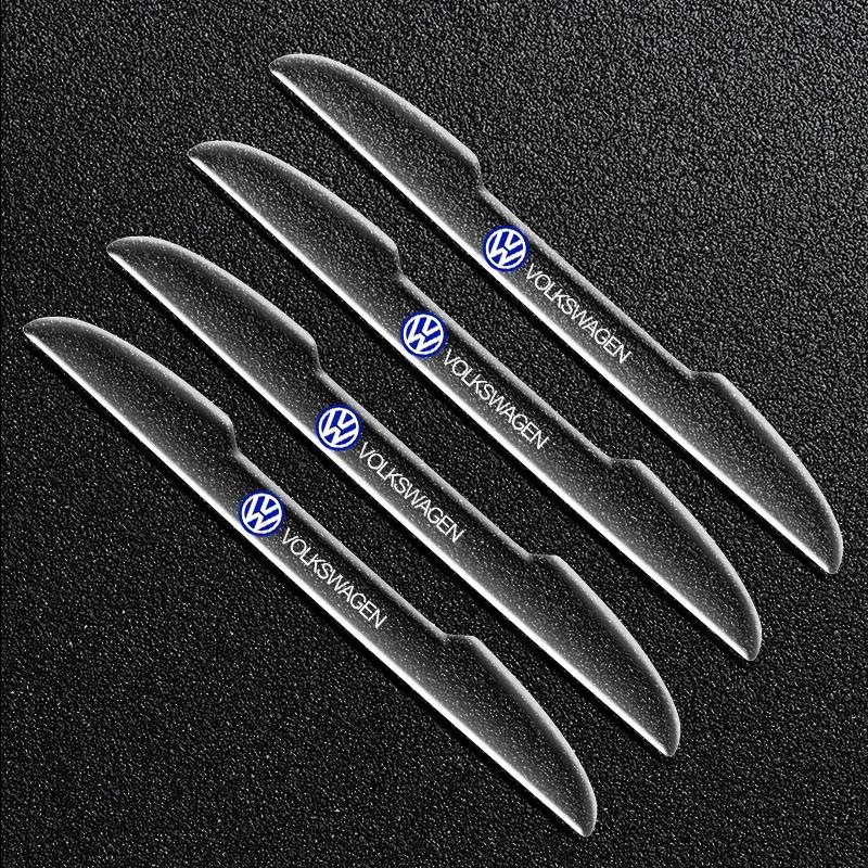 

2026 Hot For Volkswagen VW 4PCS Transparent Door Handle Protection Film Compatible for Select VW Models - Scratch Resistant Deco