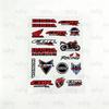 FOR CBR600RR Reflective Motorcycle Stickers Waterproof Vinyl Decals for Motorbike Helmet Fuel Tank Bike