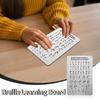 Efficient Braille Alphabet Board Professional Braille Self-Learning Tool  Blind Children Learning