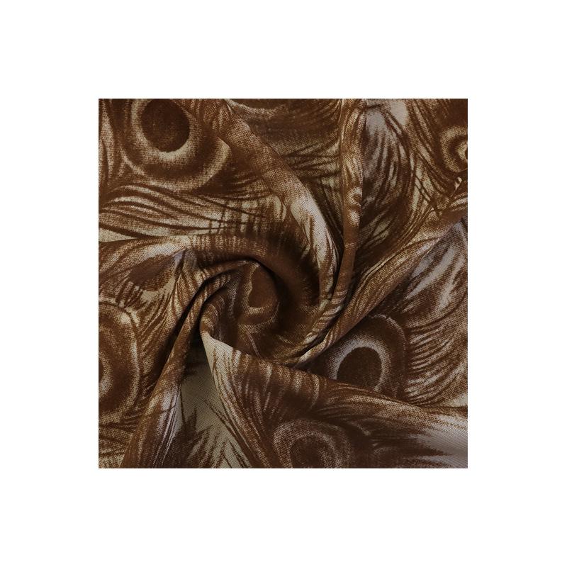 Korean Net Phoenix Feather Flocking Fabric for Spring/Summer Camisole Dresses and Coats