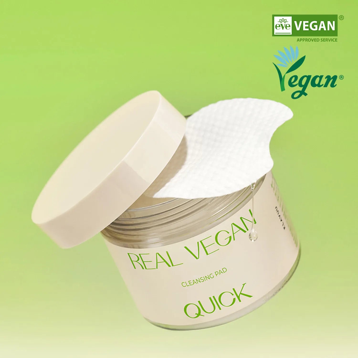 KLAVUU Real Vegan Очищающие подушечки, 50 листов 1ea