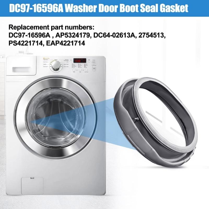 Upgraded DC97-16596A Washer Door Boot Seal for WF365BTBGWR WF363BTBEUF WF361BVBEWR WF36J4000AW Washer Accessories
