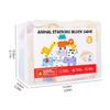 Wooden Animal Stacking Block Game Shape Matching Puzzle Balance Toy Montessori Fine Motor Training Educational Toys For Children