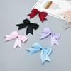 10Pcs DIY Crafts Double Layer Ribbon Bow Handmade Ribbon Bow Patches  Hairpin Accessories