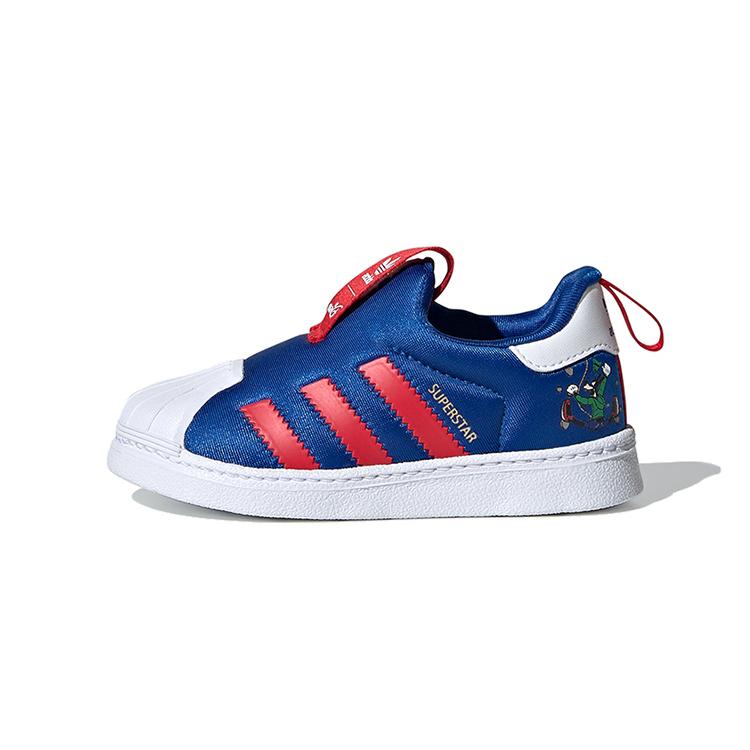 

Disney x Adidas Originals SUPERSTAR 360 Slip Resistant Abrasion Resistant Low top Toddler Shoes Blue Infant And Toddler FW1990 20