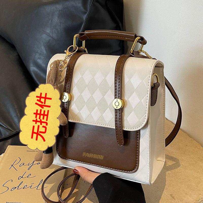 Customer order niche design bag fashion backpack women's portable Korean version school bag retro travel women's backpack