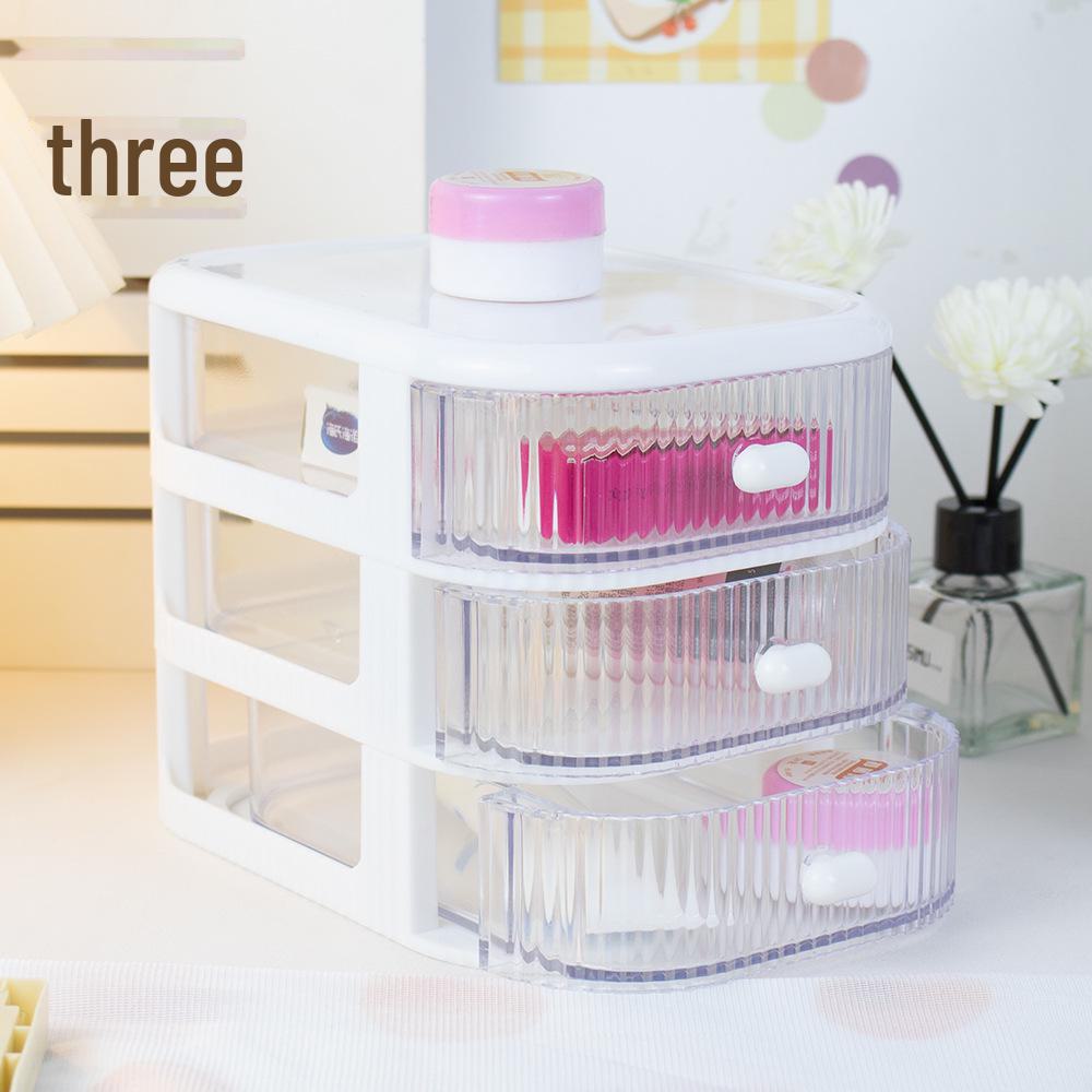Desktop Drawer Jewelry and Cosmetics Storage Box