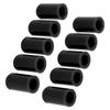 10 Pcs 10mm Automotive Vacuum Hose Cap Silicone Waterproof Ozone Resistant Flexible Intake Vacuum Hose End Plug Black