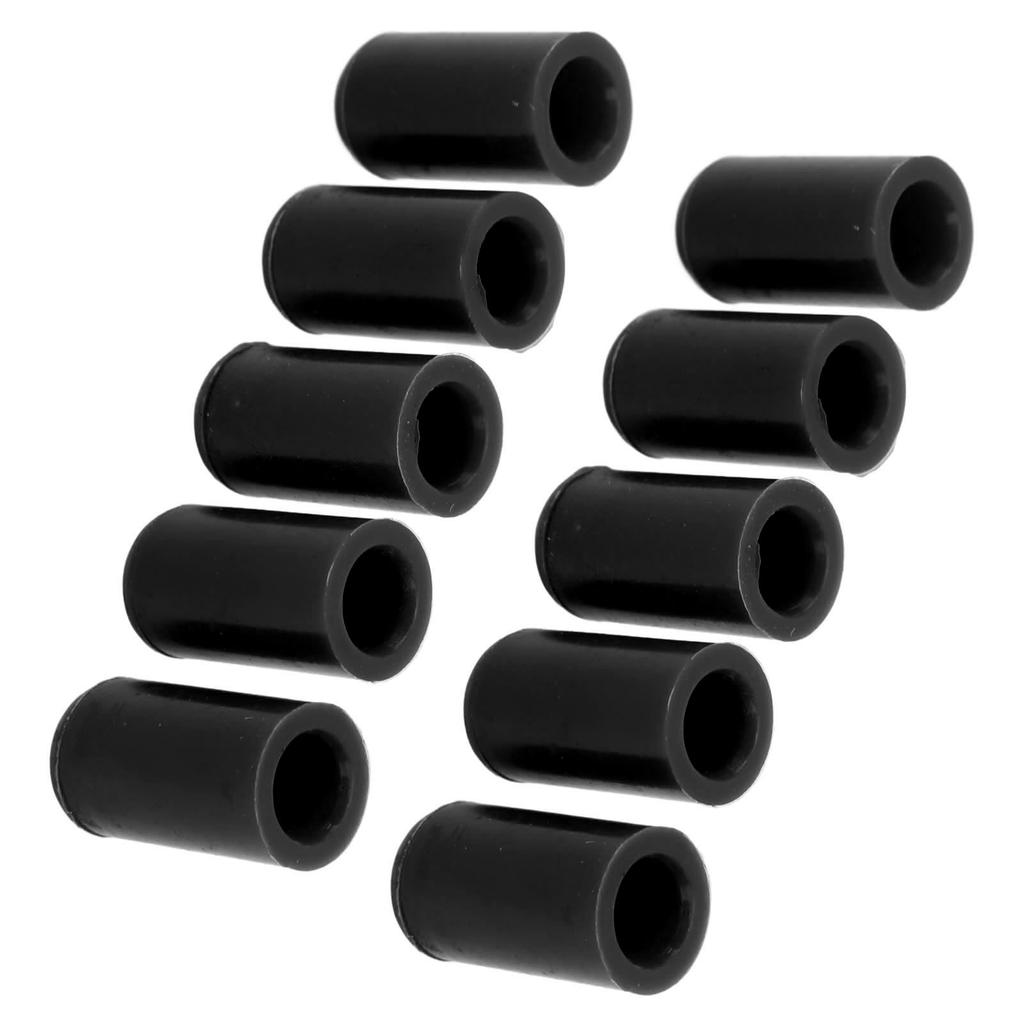 10 Pcs 10mm Automotive Vacuum Hose Cap Silicone Waterproof Ozone Resistant Flexible Intake Vacuum Hose End Plug Black