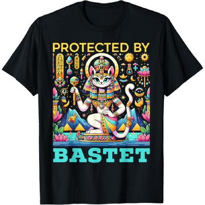 Bastet Egyptská Bohyně Egypt Pyramida Starověký Egypt Tričko