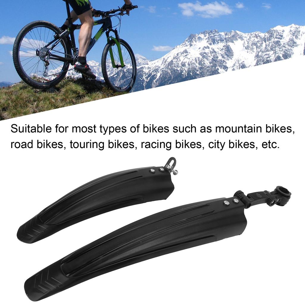 1 Set Vorderer Hinterer Kotflügel Verdickter Erweiterter Schmutzfänger für Rennrad Mountainbike