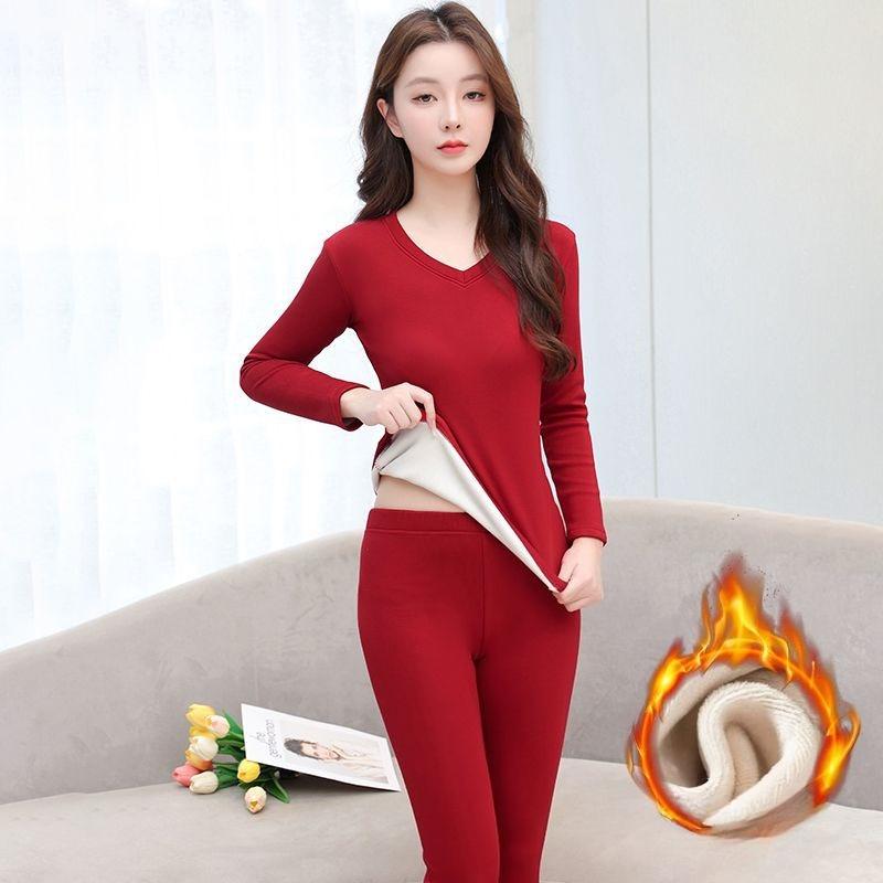 Modal Thermal Underwear, Long Johns, Women's Set, Shaping T-shirt, Large Size Base Layer, Cotton Sweater, Body Shaping, Winter Thermal Underwear