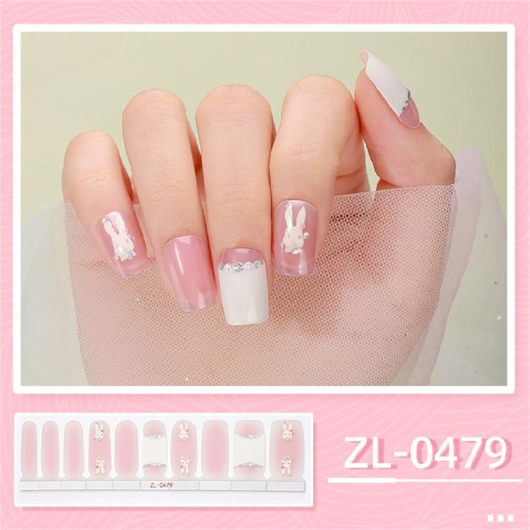 Gradient Nail Art Stickers Full Wrap Nail Stickers Self-Adhesive Nail Art Decals