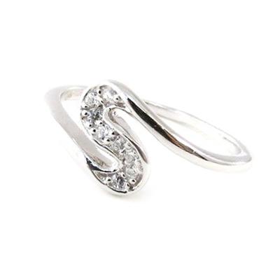 White 'Goddess' Silver Ring