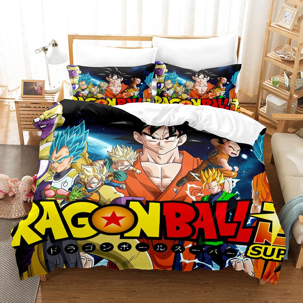 Digital Printing Three-Piece Animation Three-Piece Home Textile Bed Sheet Kit