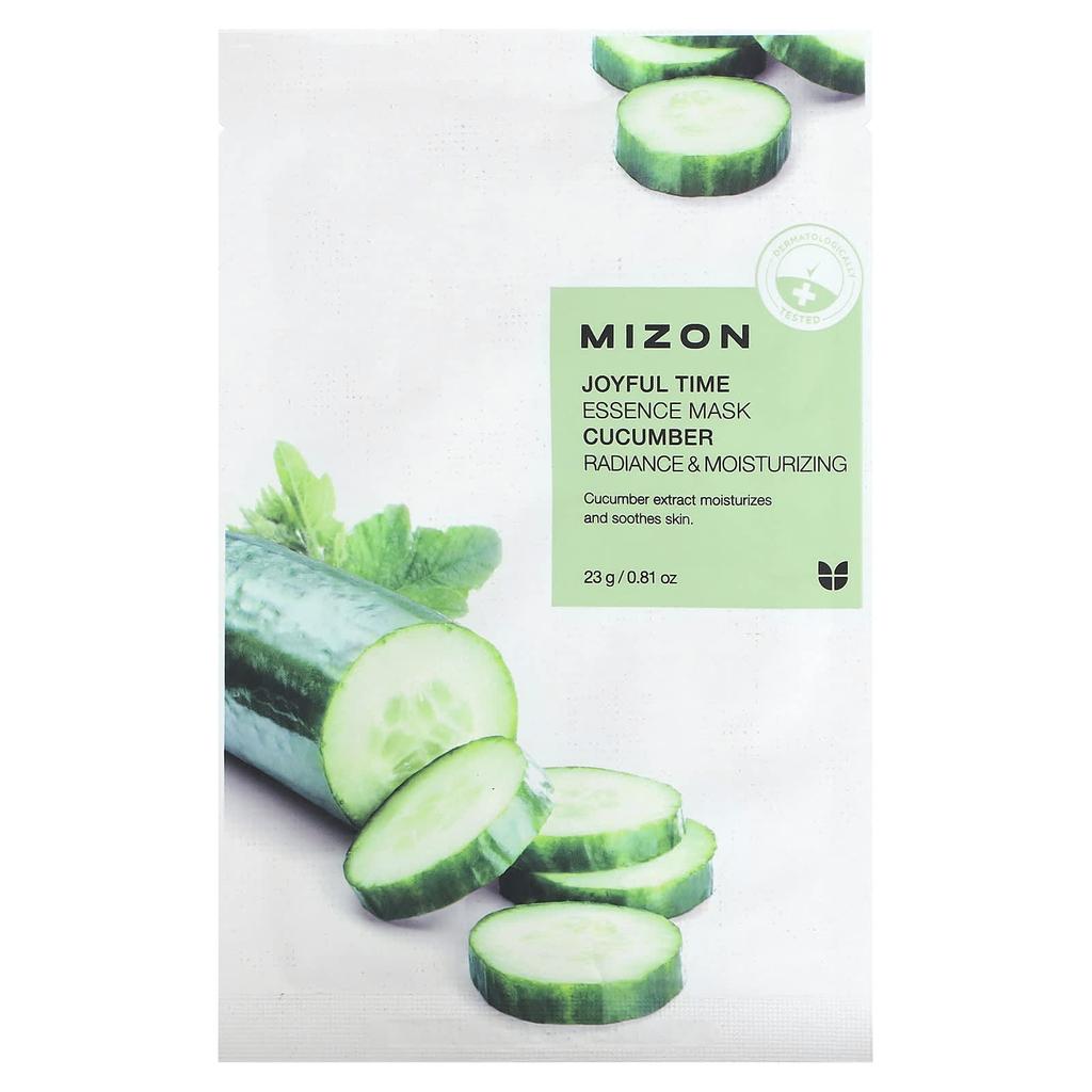 Joyful Time Essence Beauty Mask, Cucumber, 1 Sheet Mask, 23G(0.81Oz)
