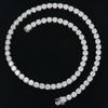 Men's Moissanite Tennis Chain Necklace in Gold-Plated 925 Sterling Silver - Luxurious, Simple Hip Hop Jewelry