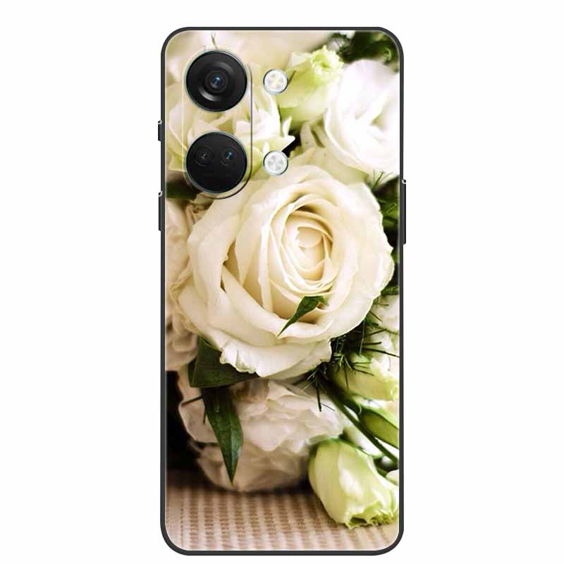 For One Plus Nord3 5G Case Silicone Painted Soft Protective Covers for OnePlus Nord 3 5G Phone Cases 1+ Nord3 TPU Coques Marble
