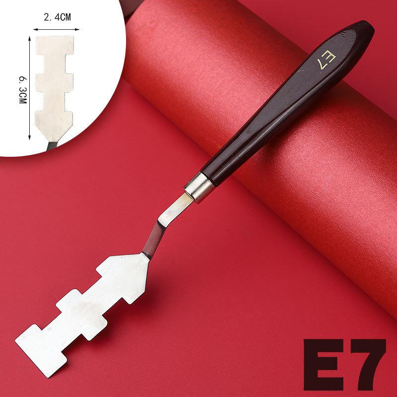 Art Spatula Set: Stainless Steel Palette Knife for Oil, Gouache, and Pastels