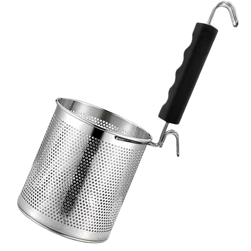 Stainless Steel Flat-Bottom Noodle Strainer Set