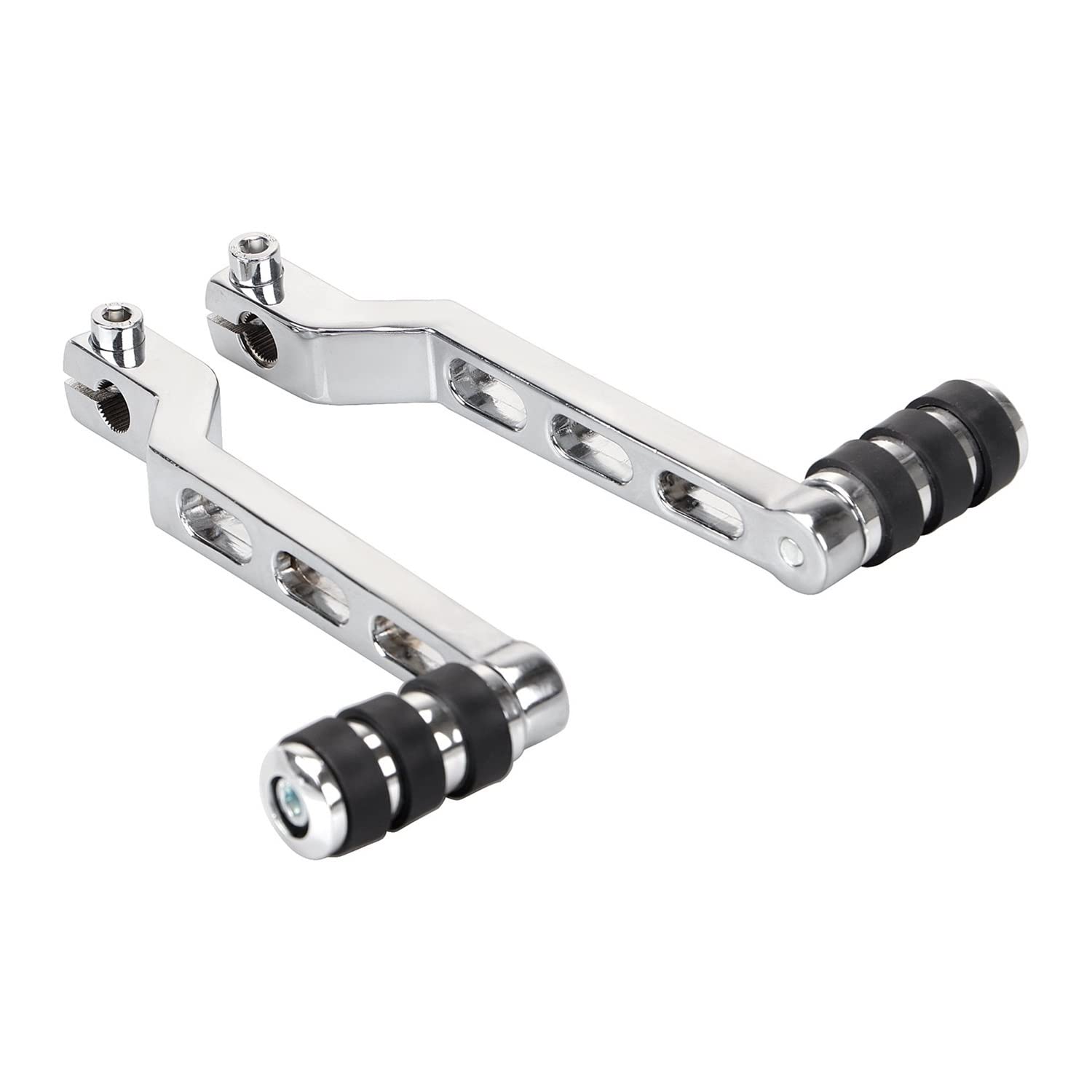 

Powersport Shift Lever For Harley Chrome CNC Heel To Shift Lever Shifter Peg FLHTK One size