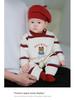Autumn/Winter Cute Infant & Toddler Knitted Jumpsuit and Sweater for Outdoor Crawling