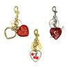 Creative Big Love Heart Keychain Pendant Alloy Texture Fashionable Bag Charm Suitable for Car Keys and Bags Decorating