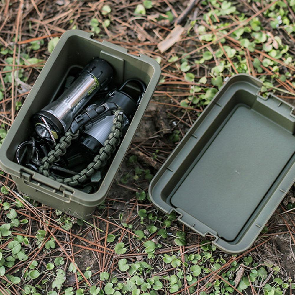 2 Pcs Waterproof Outdoor Storage Box PP Multifunctional Storage Box  Camping Activities