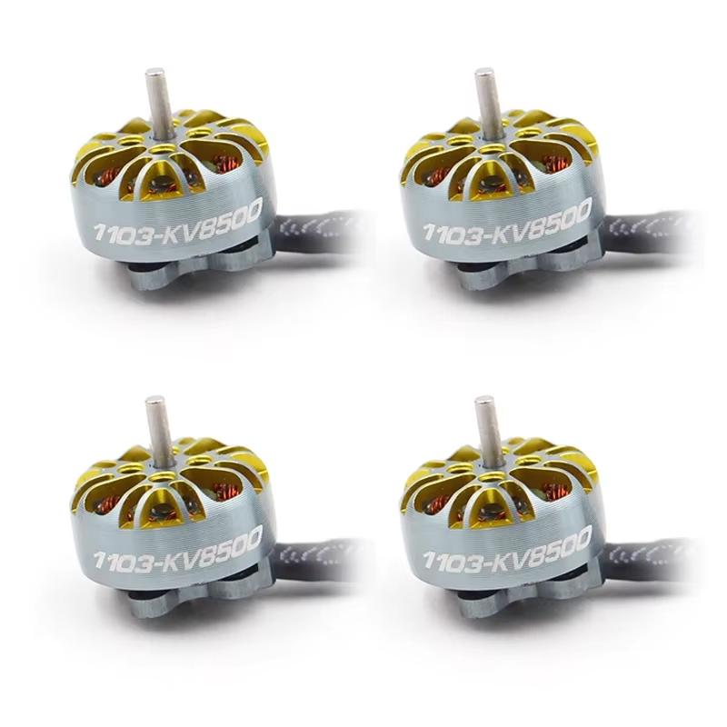 4pcs SPARKHOBBY XSPEED 1103 8500KV 2~3S Lipo Brushless Motor 9N12P 1.5mm Shaft For Gemfan HQprop 65mm Propeller Tinywhoop Drones