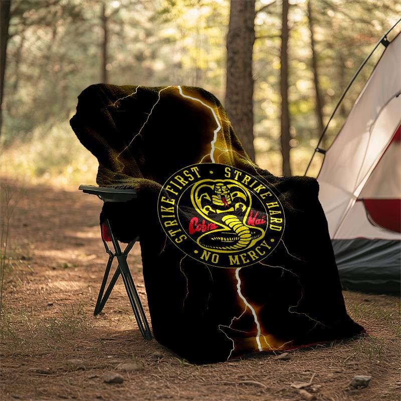 1 Stück Fußballmannschaft (25) Themen-Decke - Digitaldruck, Polyester, Gemütlich für alle Jahreszeiten, Perfekt für draußen, Camping und Reisen