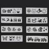 Cartoon DIY Template Album: Kids' Lace Ruler Drawing & Color Painting Set