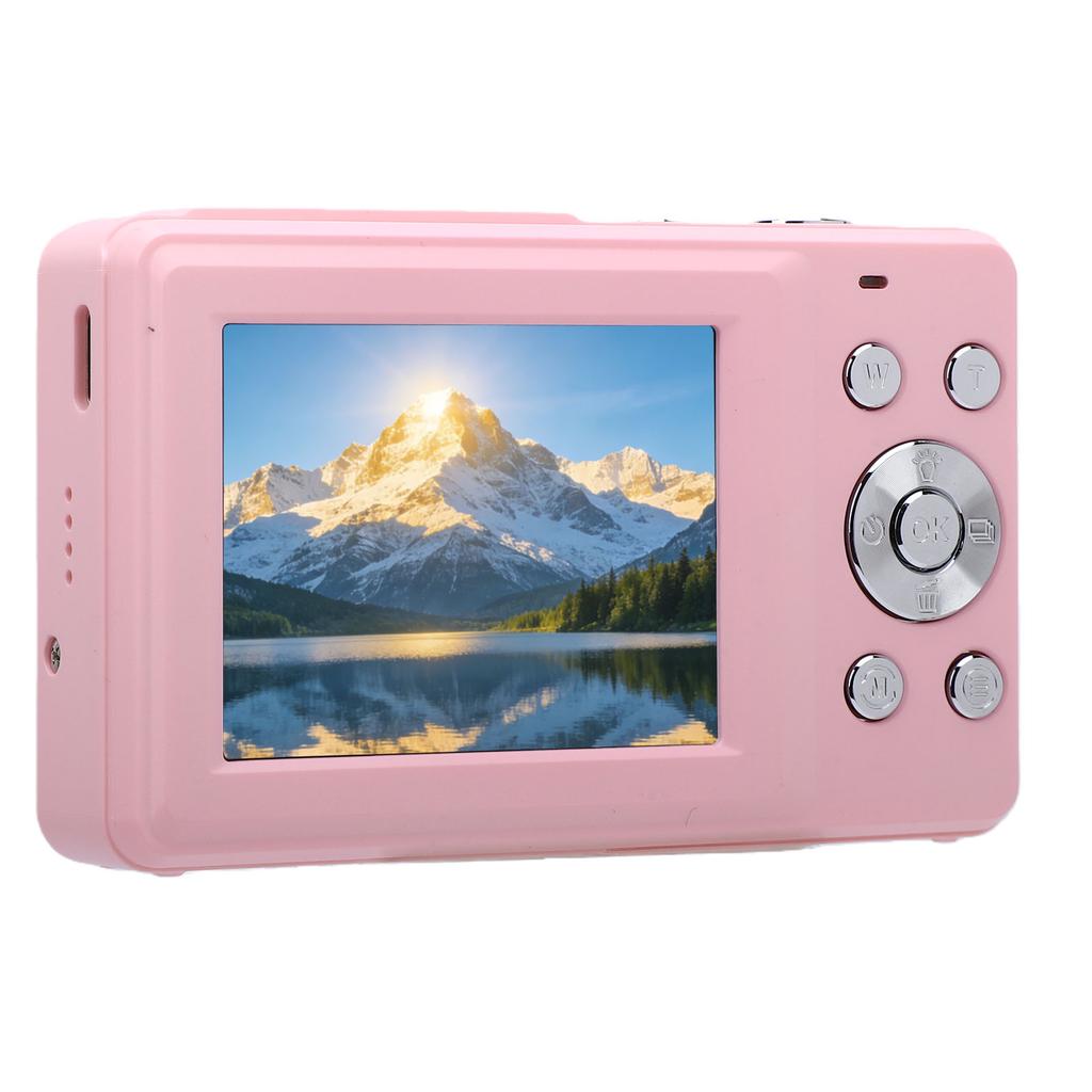 FHD 1080P Digital Camera 44MP 16X Zoom Anti Shake Portable Camera with 2.4inch Screen Smile Detection for Boys Girls