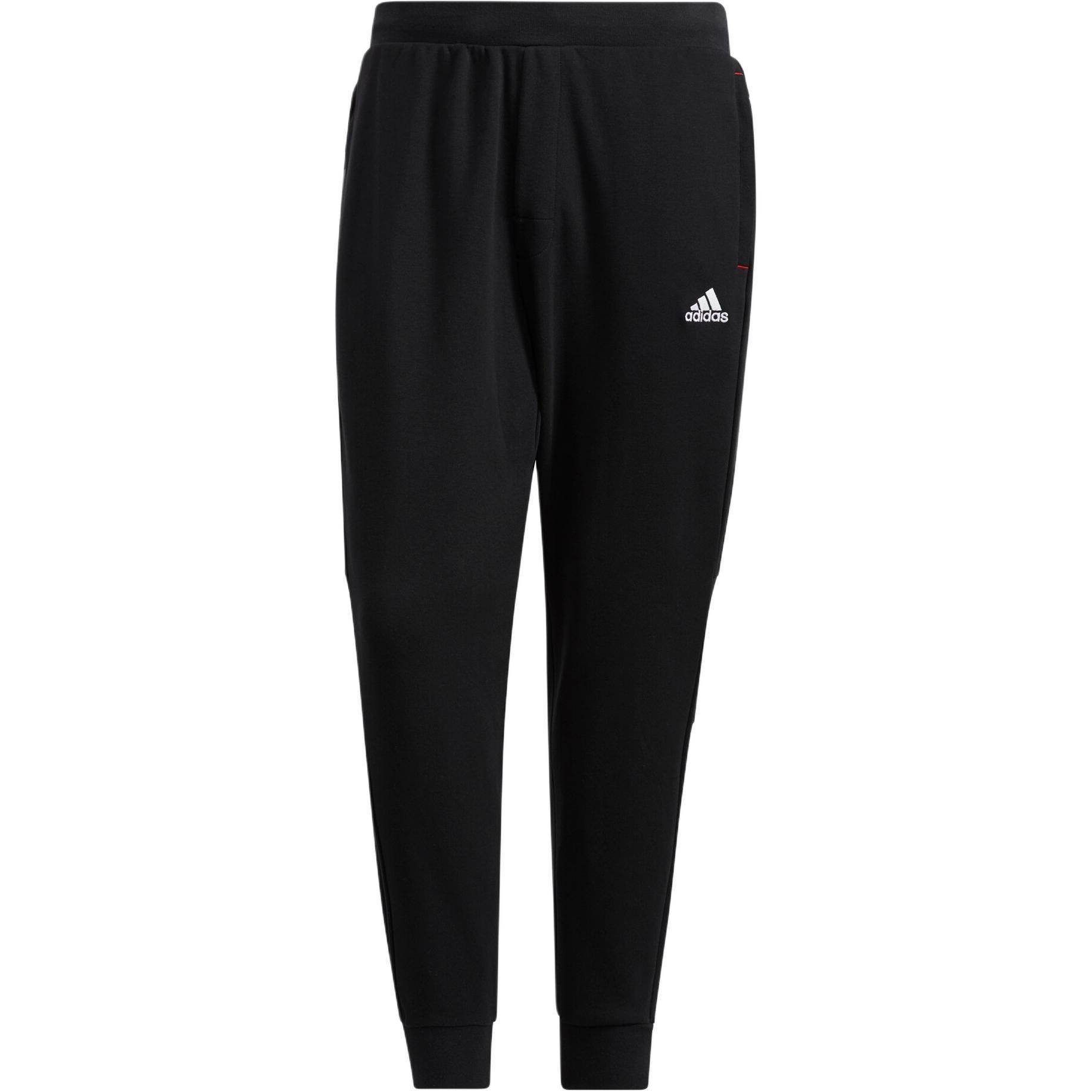 Men s adidas Limited Side Stripe Knit Bundle Feet Sports Pants/Trousers/Joggers Autumn Black HC0253 S