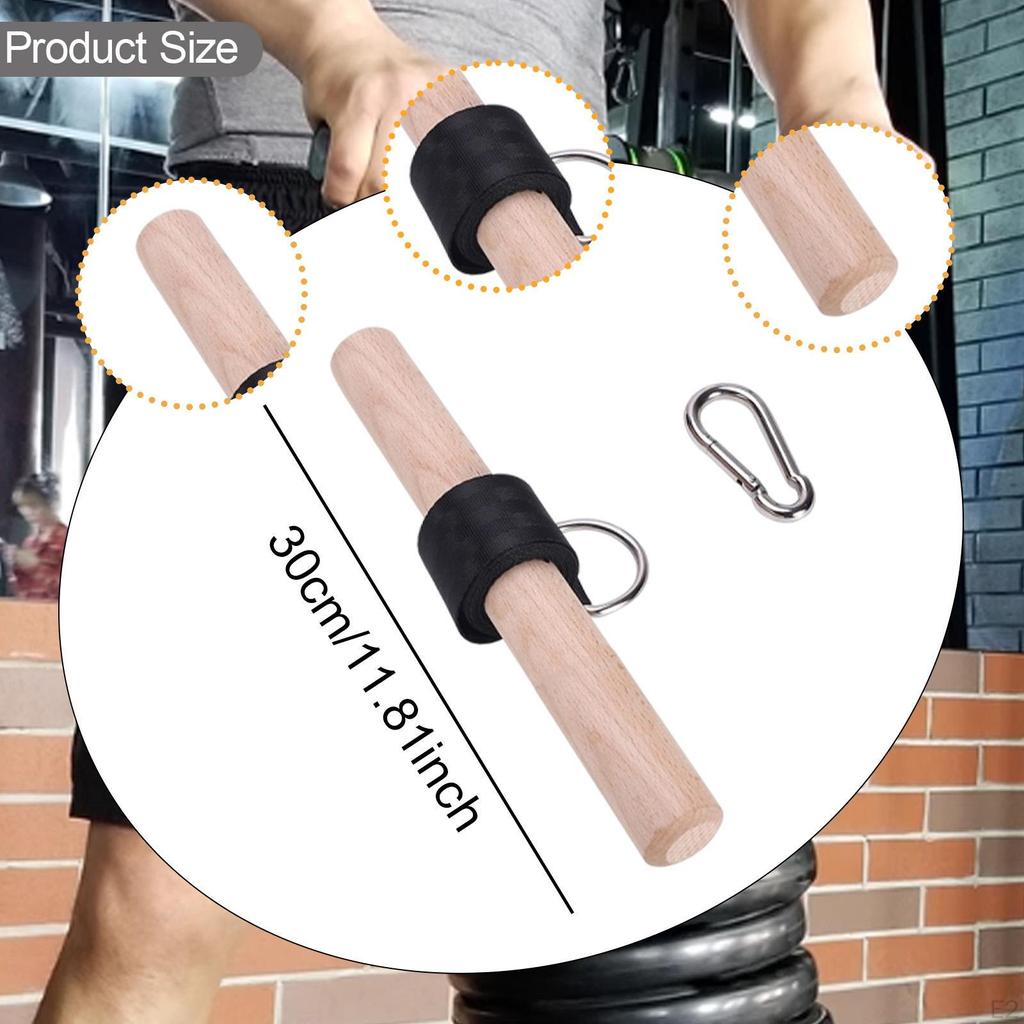 Wooden Wrist and Forearm Blaster, Strengthener Hand Grip Strength Comfortable