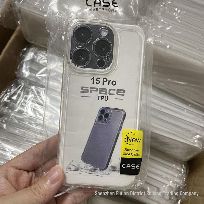 Clear Soft Anti-Fall Case for iPhone 16/16 Pro Max, Compatible with iPhone 13/15