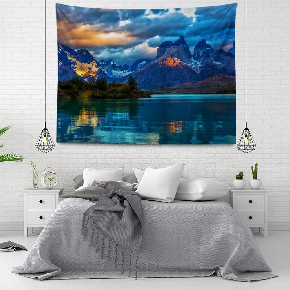 Outdoor Landscape Decorative Tapestry Home Wall Living Room Office Decorative Tapestry