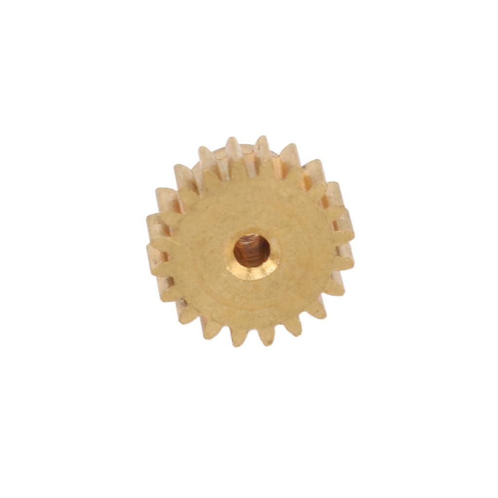 RC Motor Gear 20T M0.6 Copper RC Motor Pinion Set for 1/12 1/16 RC Cars for 370 380 390 Motors 3pcs