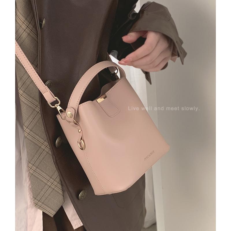Fashionable Hand-held Small Bag, Simple Bucket Bag, Versatile Single-shoulder Crossbody Bag