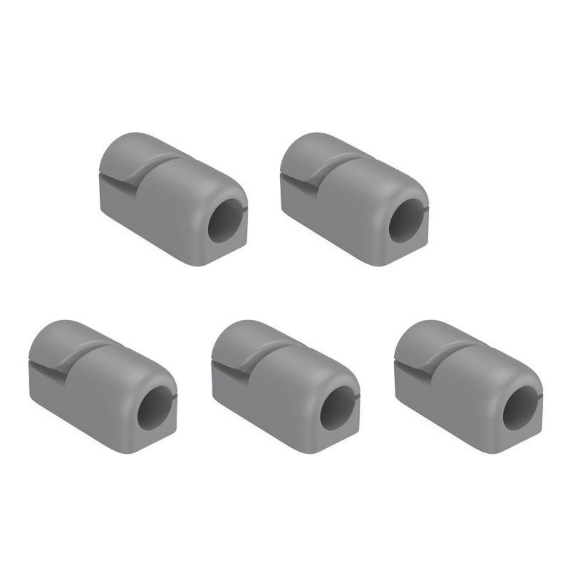 

5Pcs Cord Organizers Holder Desk Cable Management Magnetic Easy Open Organizers Phone Charging Cords Wire Holder Organizers сірий колір