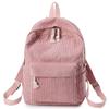 Minimalist Urban Style Corduroy Daypack With Padded Laptop Compartment For Commuting