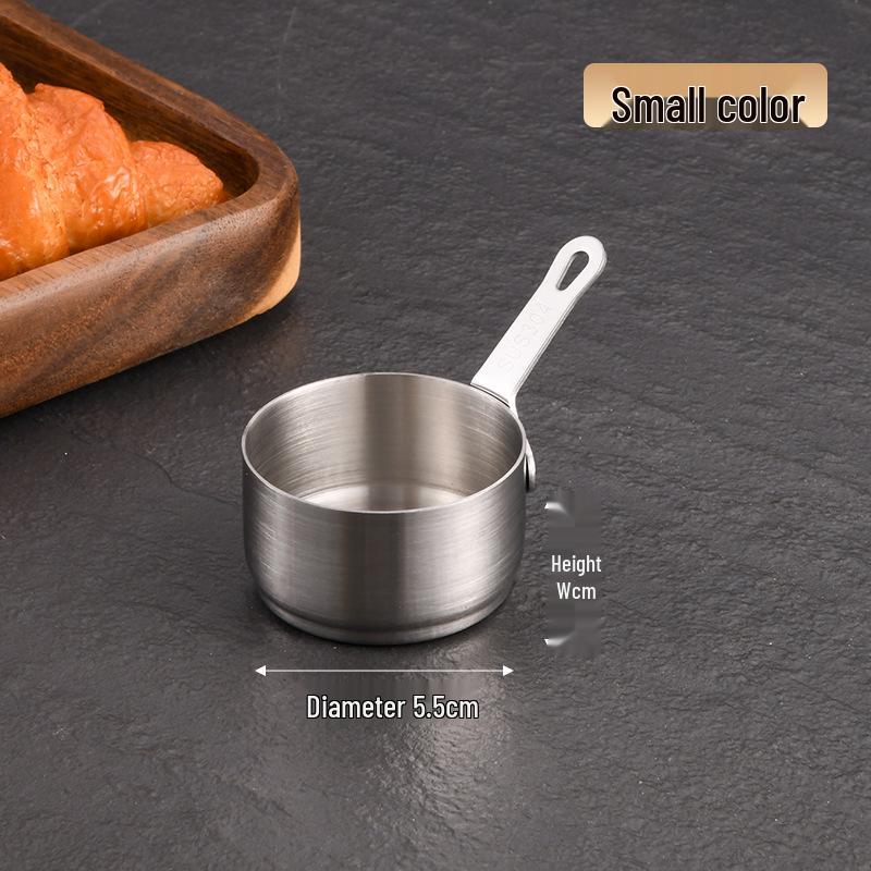 Korean-Style 304 Stainless Steel Sauce Cup with Handle for Dipping