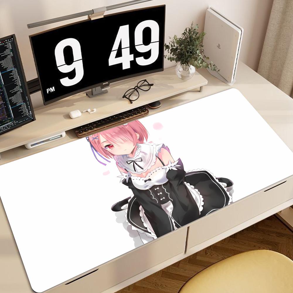 Mouse Pad Ram And Rem large keyboard mouse desk pad nonslip rubber gaming mouse pad laptop mouse carpet