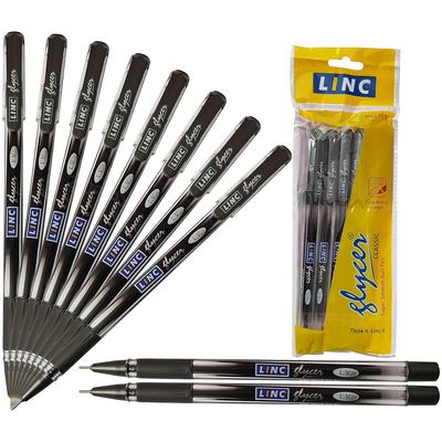 Linc Glycer 0.6mm Black Ink Ball Pen | Smooth Writing for Office, School & Home | Pack of 1 20 Pcs