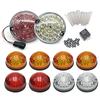 For Land Rover Defender 1983-2016 Colorful Lens LED Update Complete Light Kits Front Rear Indicator Light Tail Lmap Fog Reverse