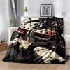 HD Robot GUNDAM Cartoon Soft Flannel Blanket for Bed Bedroom Sofa Picnic,Throw Blanket for Cover Office Christmas Gift Kids