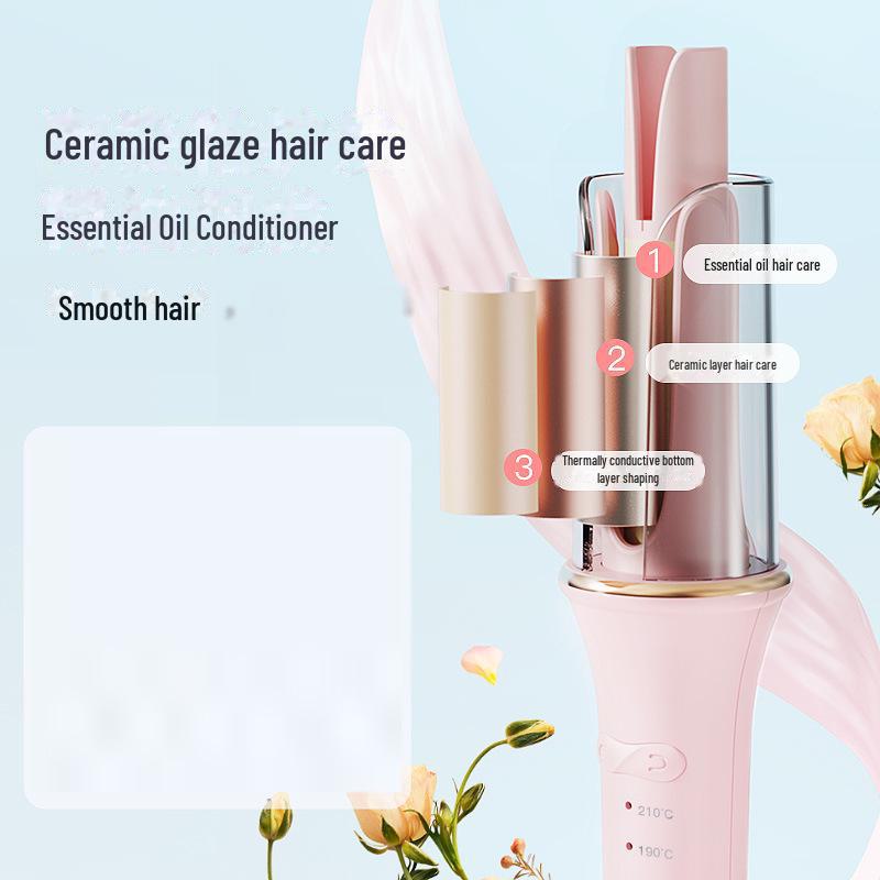 Nou Ondulator Automat Rotativ - Bucle Mari, Valuri Mari, Tehnologie cu Ioni Negativi